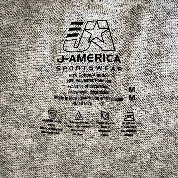 NWT Auburn University Tigers J-America Grey Logo T-shirt Size Medium - Picture 4 of 8